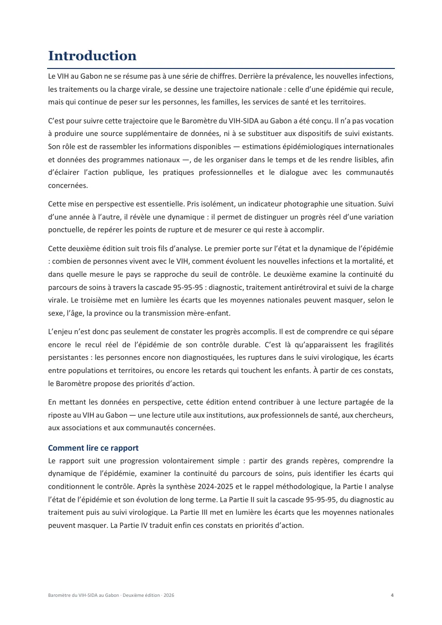 Baromètre du VIH-SIDA au Gabon, page 4