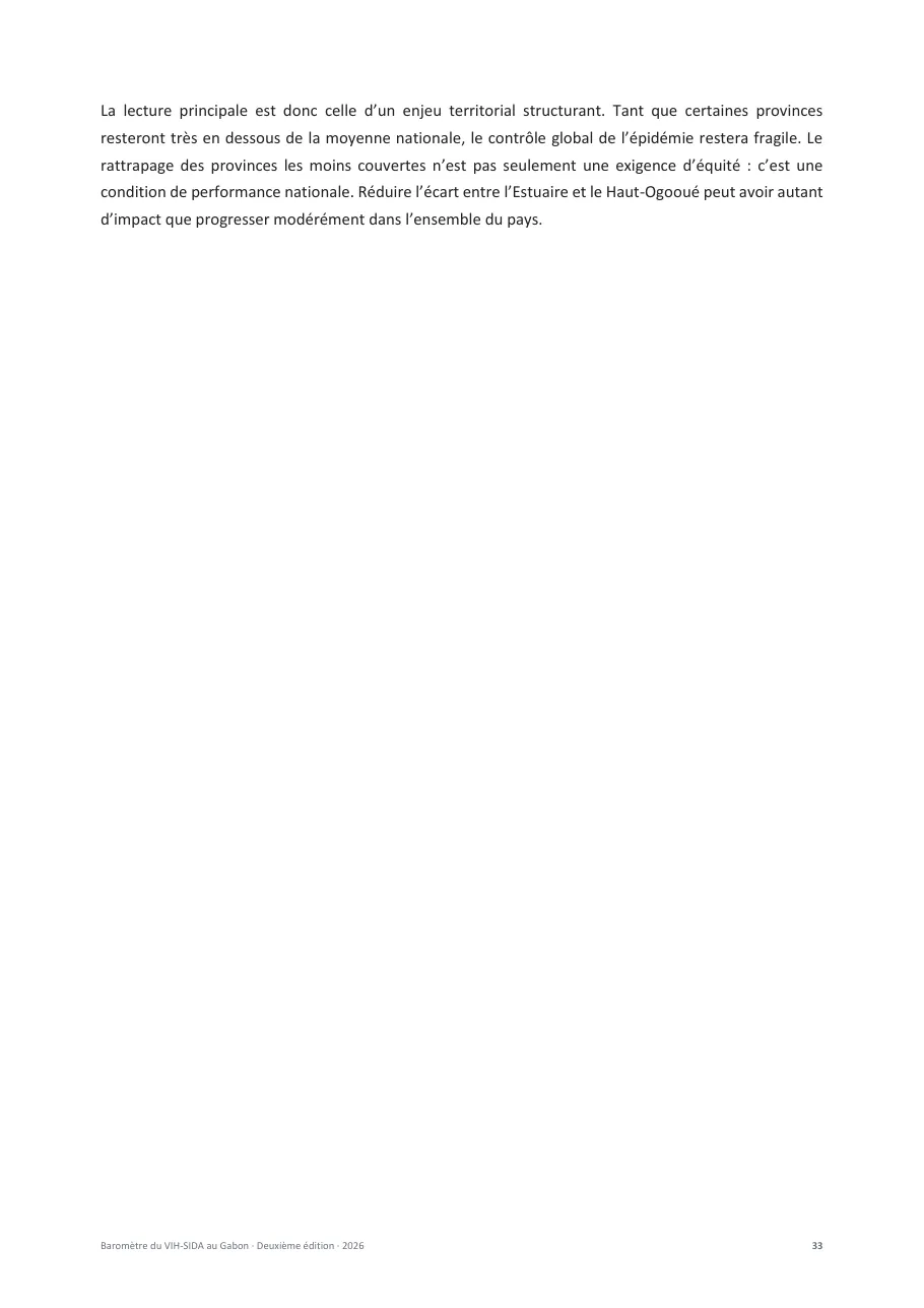 Baromètre du VIH-SIDA au Gabon, page 33